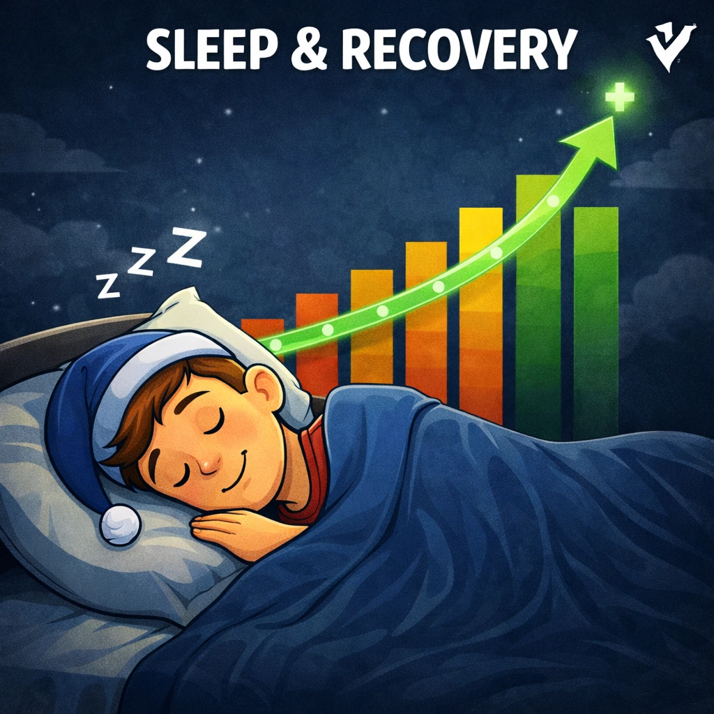 Slaap en herstel voor spiergroei en hormonale balans