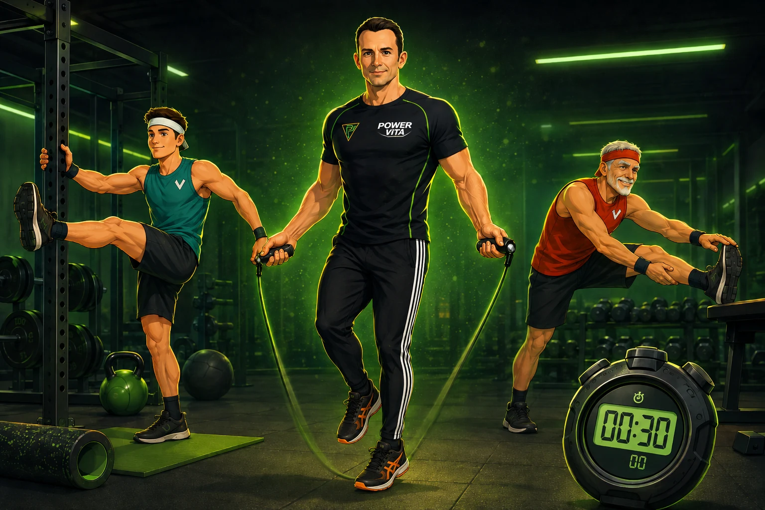 Effectief opwarmen voor krachttraining